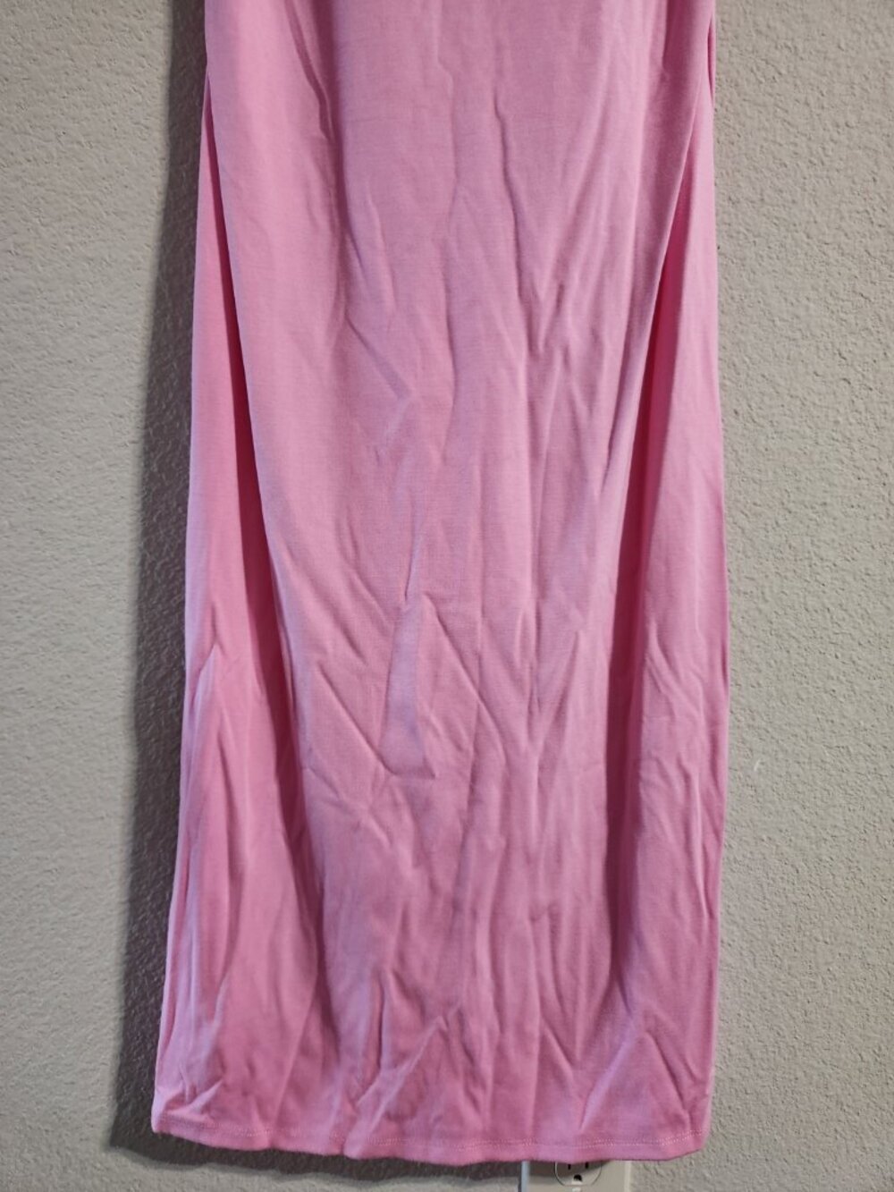 Gianni Bini NWOT Knit Mock Neck Cap Sleeve Bodycon Midi Dress Pink medium - Picture 3 of 8